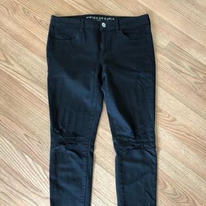 Black American Eagle jeans size 10